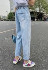 浅色破洞老爹裤，女装，cutiesistey