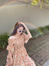 夏季新款连衣裙，女装连衣裙，扉缦