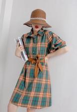 【现货】夏季新款格子两穿连衣裙，女装连衣裙，1+9