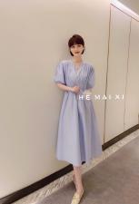 夏季新款连衣裙，女装连衣裙，HEMAIXI 和麥熙