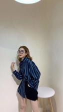 春夏新款条纹品质衬衣,女装,焦点预报