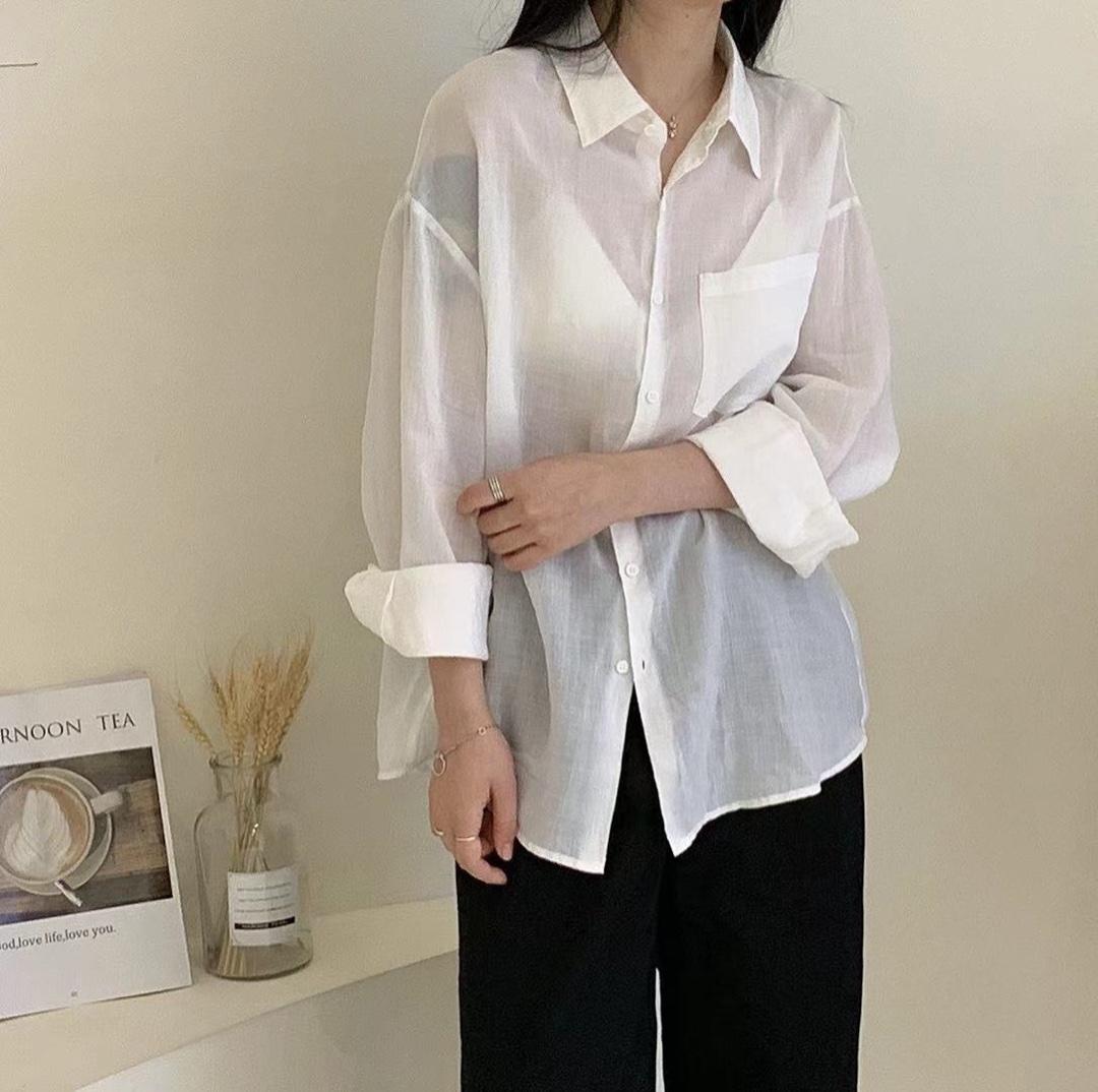 夏季新款韩系百搭防晒衫，女装，Here Bella(5F)