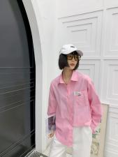 2021春季韩版别针衬衣，女装，曼希野