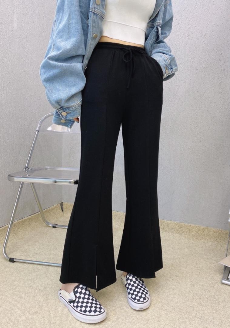 春季新款前开叉裤子，女装，变色鸟(4F)