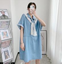 牛仔大版防晒，女装，伊媚儿