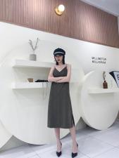 现货，极简轻奢吊带连衣裙，女装背心吊带，SUKEYI 舒可衣