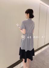 韩版新款衬衫连衣裙，女装衬衫，HEMAIXI 和麥熙