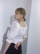 泡泡袖衬衣，女装，G7V7