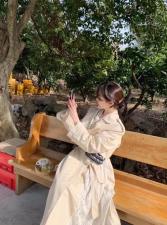 高定风衣，女装风衣，动感8町