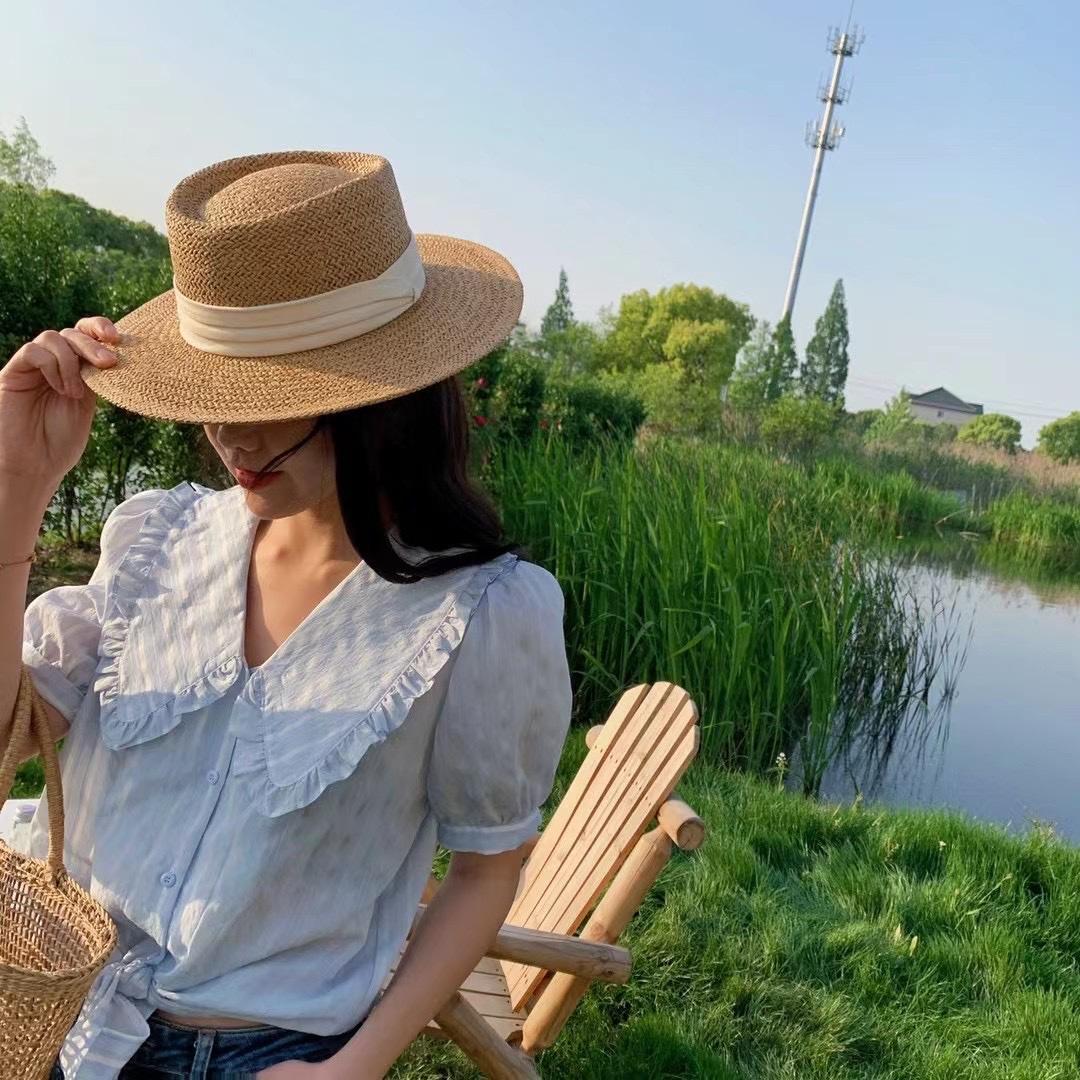 —郭郭家GG— 【夏款现货】法式条纹衬衣，女装，郭郭家