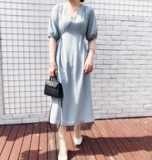 设计.简约连衣裙，女装连衣裙，NX