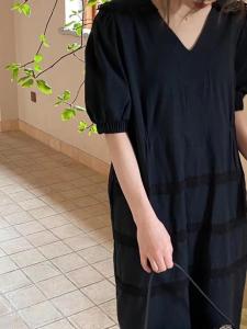 夏季新款韩版女装时尚宽松显瘦短袖连衣裙现货,女装连衣裙,雨木其