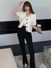 【现货】夏季新品小香不规则短袖，女装，FZ