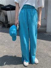 【现货】夏季新品多色抽绳开叉裤，女装，FZ