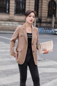 【现货】春装韩版时尚休闲女装小西装,女装西装,雪天使