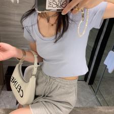 锁骨t，女装，XTZ style