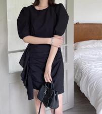收腰版连衣裙，女装连衣裙，玩美