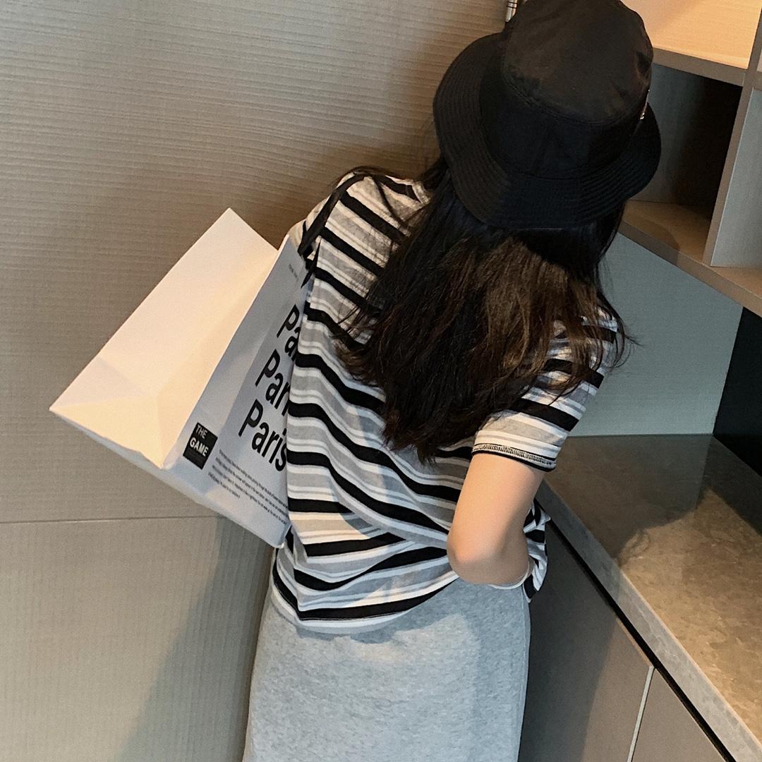 条纹t，女装，XTZ style