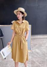 DG8101欧货夏季2021新款时尚大口袋工装风百搭连衣裙，女装连衣裙，L·H·X