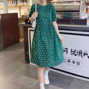 现货面料刺绣连衣裙,女装连衣裙,欧莱葛
