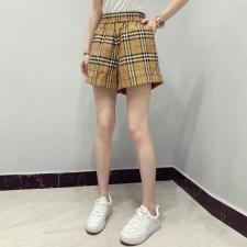 CMX2122夏季新品欧货松紧腰简约百搭宽松显瘦时尚短裤，其它，L·H·X