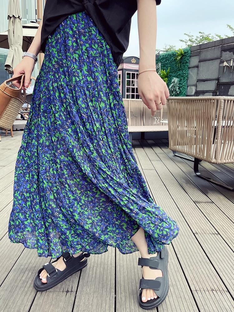 花半裙，女装半身裙，曼希野