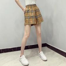 CMX2122夏季新品欧货松紧腰简约百搭宽松显瘦时尚短裤，其它，L·H·X