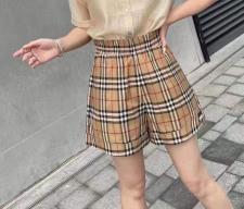 CMX2122夏季新品欧货松紧腰简约百搭宽松显瘦时尚短裤，其它，L·H·X