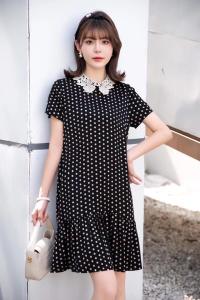 夏季新款连衣裙,女装连衣裙,吉之红