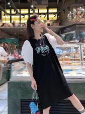雪纺袖连衣裙，女装连衣裙，一杭