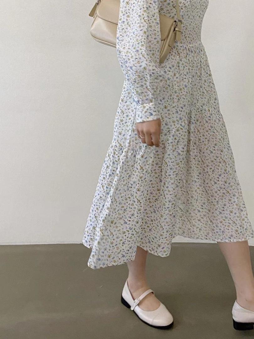 清新小碎花连衣裙，女装连衣裙，LUCY