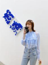 宫廷风蕾丝半透视小衫，其它，凯宝莉