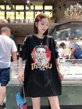 漏肩美女T裙，其它，一杭