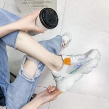 韩版潮流休闲水晶吸磨底真皮透气运鞋老爹鞋，其它，她他麦
