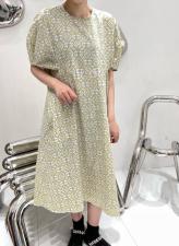 2021复古花连衣裙，女装连衣裙，Ultra Niche