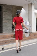 时尚女人味连衣裙??，女装连衣裙，珀莎