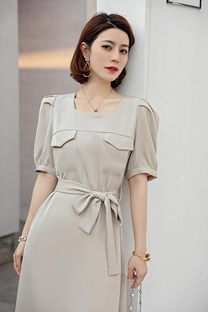 夏装连衣裙，女装连衣裙，欧pai