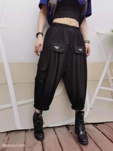 8152#[玫瑰][玫瑰] 裤子 M L XL，其它，红嘴鹰