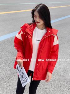 2021欧洲站欧洲休闲连帽外套潮流轻奢风防晒服6230,其它,丽身伴