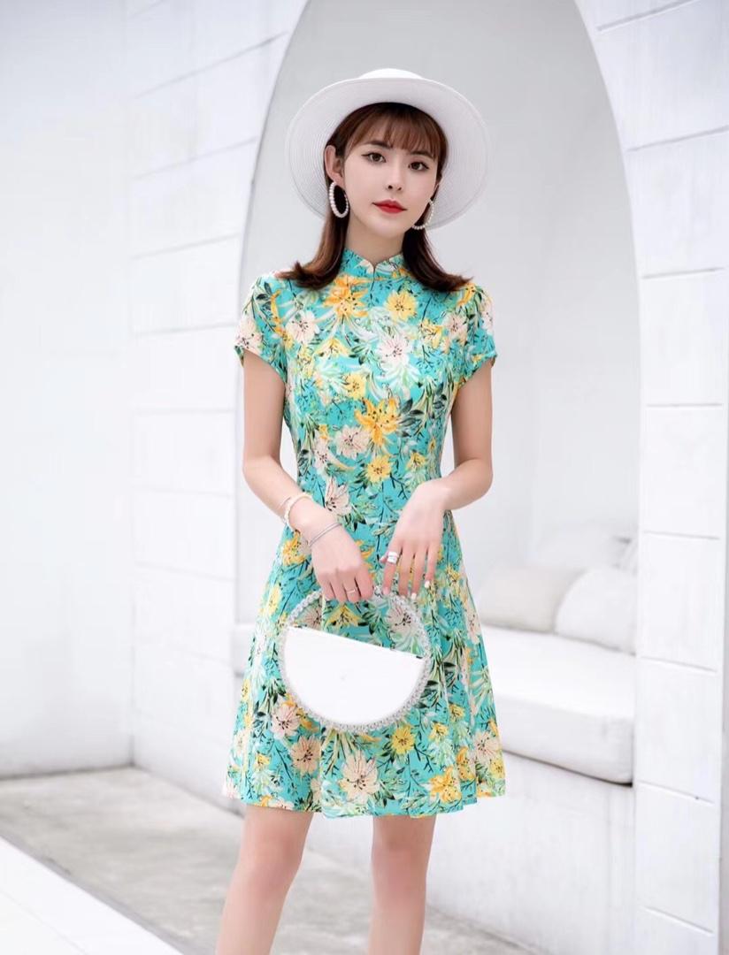 旗袍，女装婚纱/旗袍/礼服，吉之红