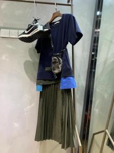 2021ss ｜ 拼接连衣裙 设计感十足,女装连衣裙,墨颜