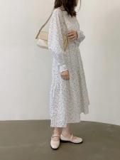 清新小碎花连衣裙，女装连衣裙，LUCY