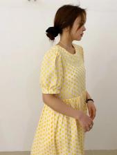 元气初夏款-小雏菊连衣裙，女装连衣裙，LUCY