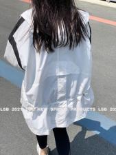 2021欧洲站欧洲休闲连帽外套潮流轻奢风防晒服6230，其它，丽身伴