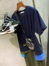 2021ss｜拼接连衣裙设计感十足，女装连衣裙，墨颜