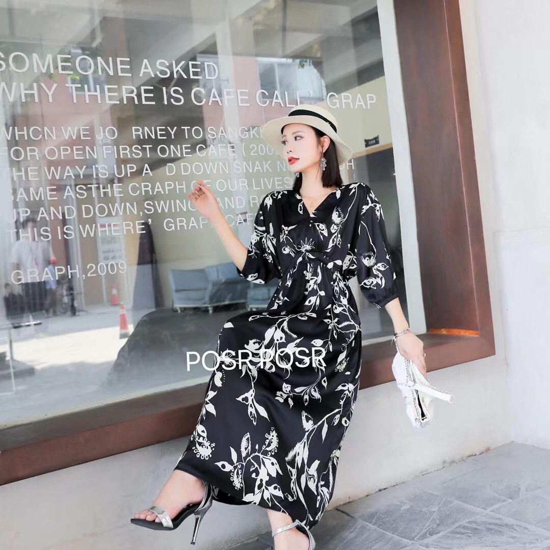 胖瘦皆可驾驭的连衣裙，女装连衣裙，珀莎