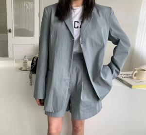春季套装,女装职业装,邓迪珺文
