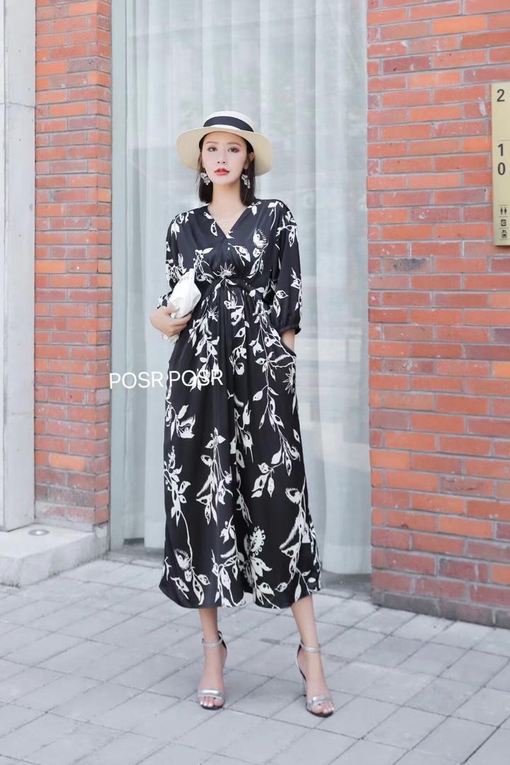 胖瘦皆可驾驭的连衣裙，女装连衣裙，珀莎
