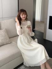 蕾丝拼接连衣裙，女装连衣裙，凯宝莉