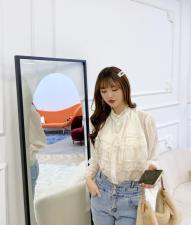 宫廷风蕾丝半透视小衫，其它，凯宝莉